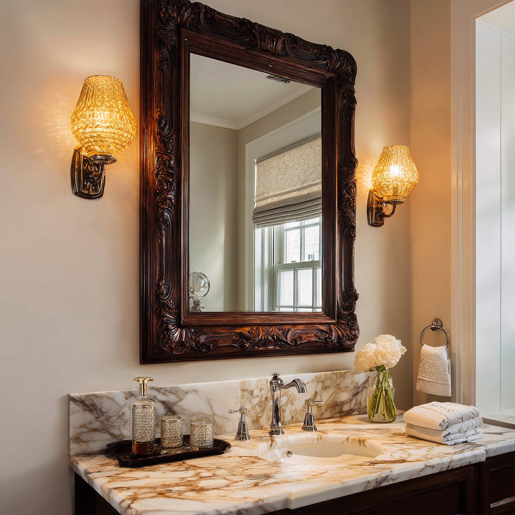 How to Match a Bathroom Mirror with the Rest of Your Furniture